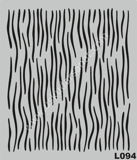 Mood Stencil Şablon 21x27 L094