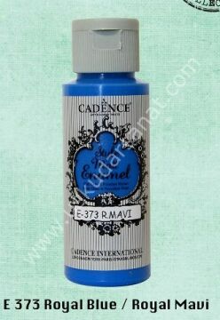 Cadence Style Matt Enamel Cam & Porselen Boyası 59 ml E 373 Royal blue Royal mavi