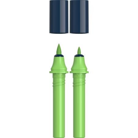 Schneider Paint-It 040 Twin Markör Kartuşu 2 li Yeşil