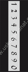 Mood Stencil Şablon 23x9 B002