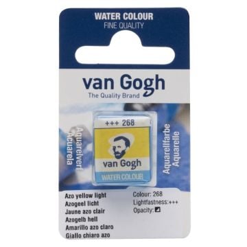 Talens Van Gogh Tablet Suluboya 1/2 Azo Yellow Light 268