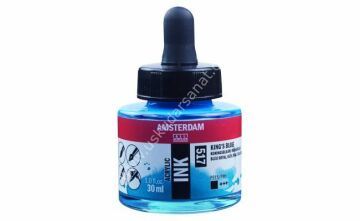 Amsterdam Sıvı Akrilik Mürekkep 30ml 517 King's Blue