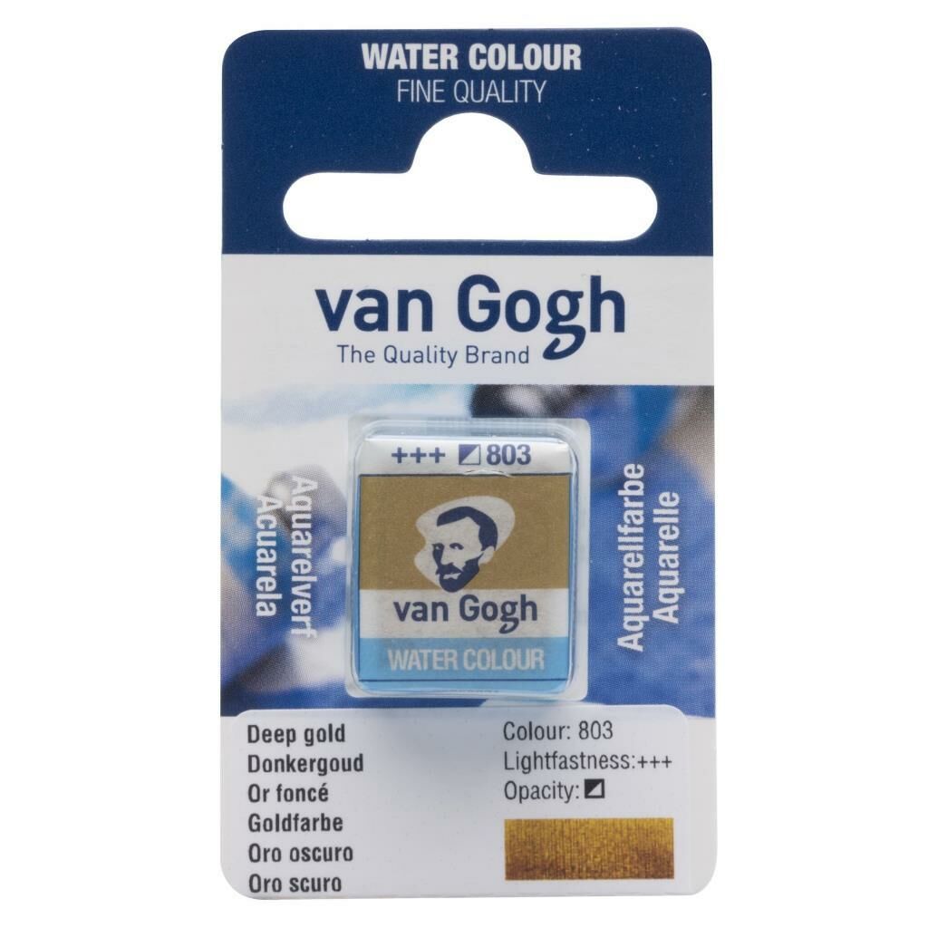 Talens Van Gogh Tablet Suluboya 1/2 Deep Gold 803