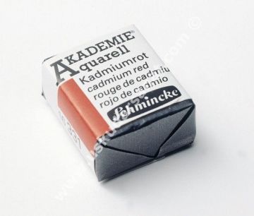 Schmincke Akademie 1/2 Tablet Taş Suluboya Cadmium Red 332