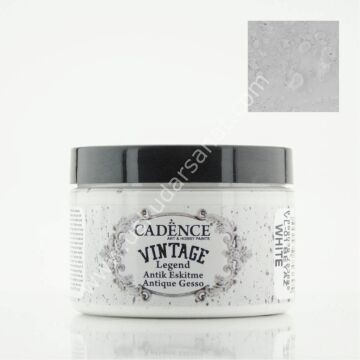 Cadence Vintage Legent Antik Eskitme 150ml VL-01 BEYAZ