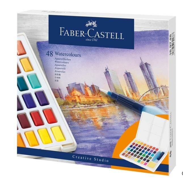 Faber-Castell Creative Studio Tablet Suluboya 48'li