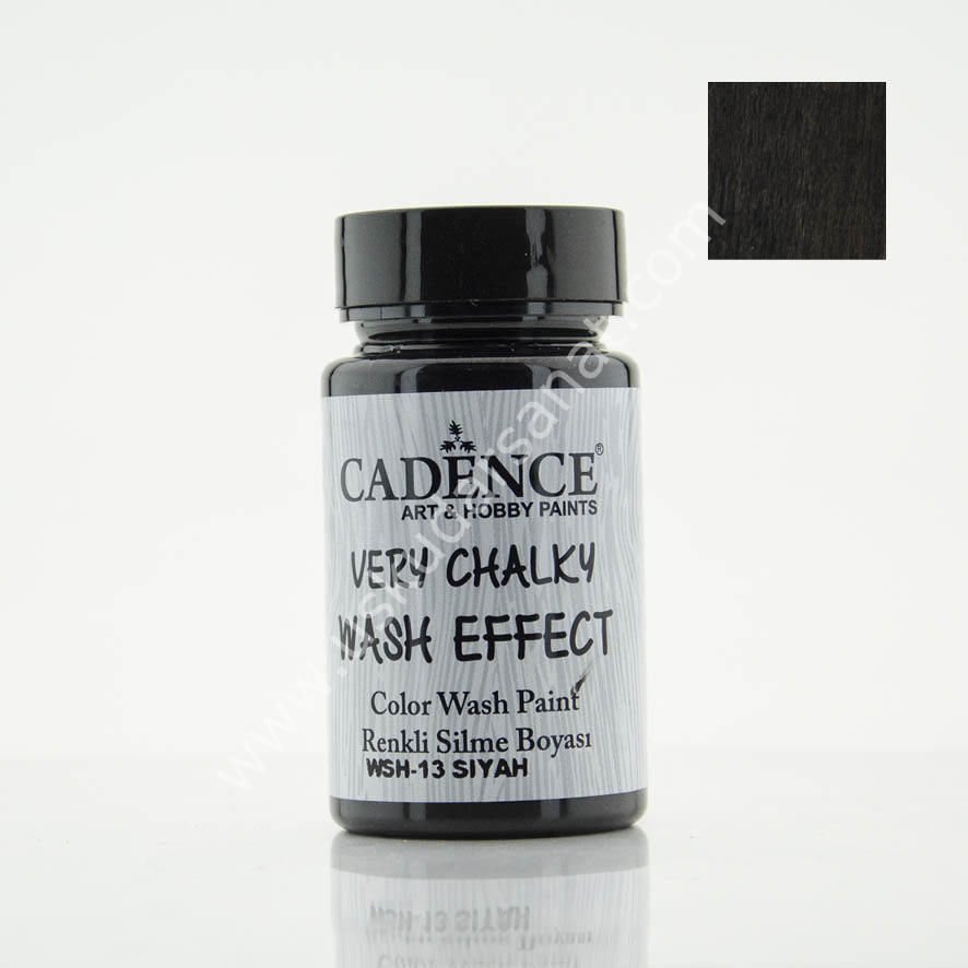 Cadence Wash Effect Renkli Silme Boyası 90ml WSH-13 SİYAH