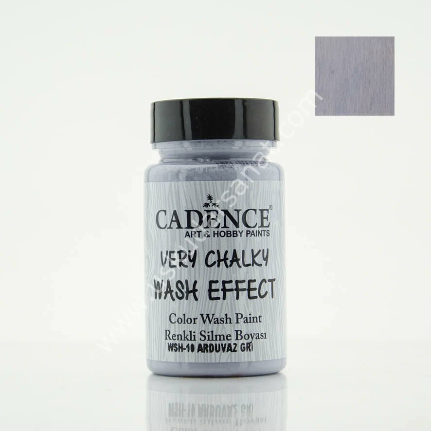 Cadence Wash Effect Renkli Silme Boyası 90ml WSH-10 ARDUVAZ GRİ