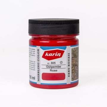 Karin Ezilmiş Ebru Boyası 105ml 305 Gül Pembe