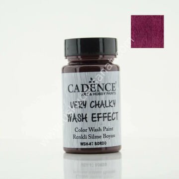 Cadence Wash Effect Renkli Silme Boyası 90ml WSH-07 BORDO