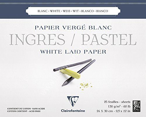 Clairefontaine İngres Pastel Blok 24x30 25 yap. 130gr - 96482C