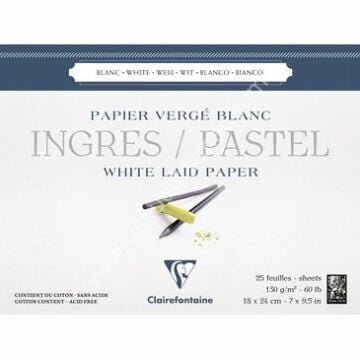 Clairefontaine İngres Pastel Blok 18x24 25 yaprak. 130gr - 96481C