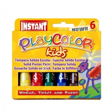 Playcolor Jel Guaj Boya Tok Uç 6 Renk