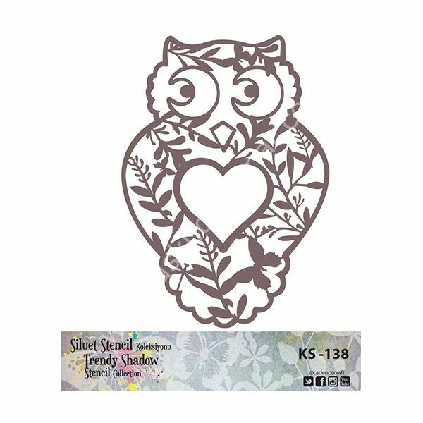 Cadence Siluet Trendy Shadow Stencil KS-138