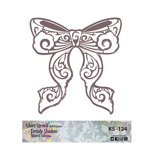 Cadence Siluet Trendy Shadow Stencil KS-124