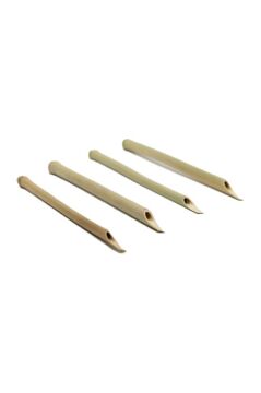 Bambu Kamış Kalem 4 Adet Hat Sanatı Kalemi Kamış Kalem Bambu Kalem