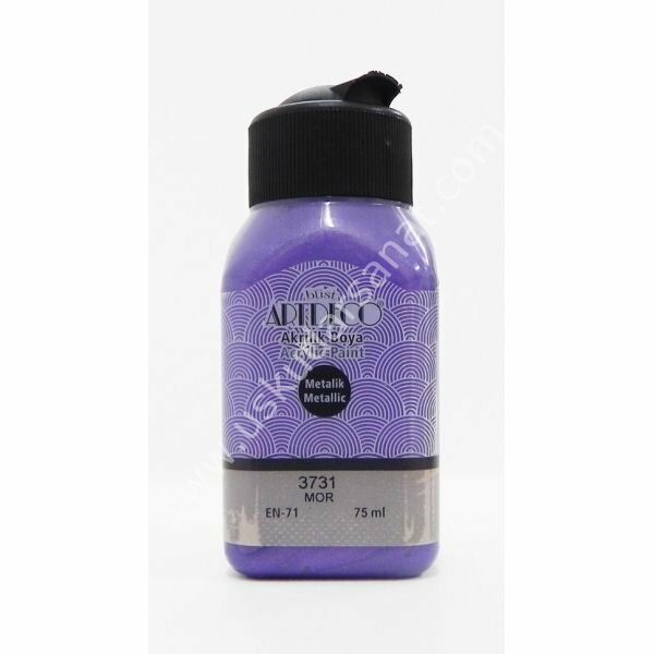 Artdeco Metalik Akrilik Boya 75 ml 3731 MOR