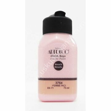 Artdeco Metalik Akrilik Boya 75 ml 3764 PEMBE İNCİ