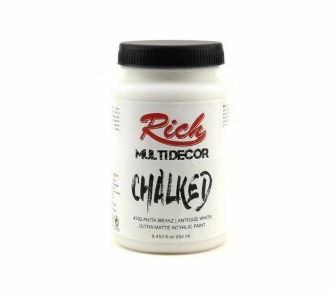 Rich Multi Decor Chalked Akrilik Boya 250ml. 4502 ANTİK BEYAZ