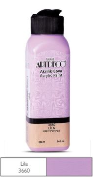 Artdeco Yeni Formül Akrilik Boya 140 ml 3660 Lila