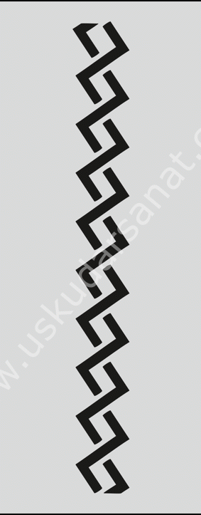 Mood Stencil Şablon 23x9 U014