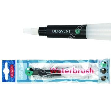 Derwent Waterbrushes Sulu Fırça Chısel Tip - Kesik Uç