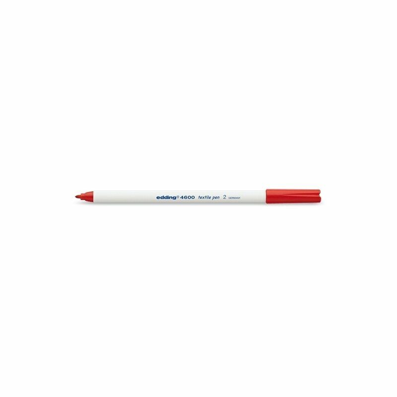 Edding 4600 Tekstil-Kumaş kalemi 02 Kırmızı