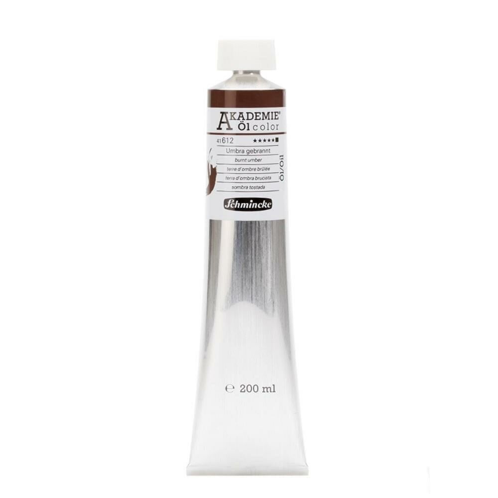 Schmincke Akademie 200 ml Yaglıboya No:612 Burnt Umber