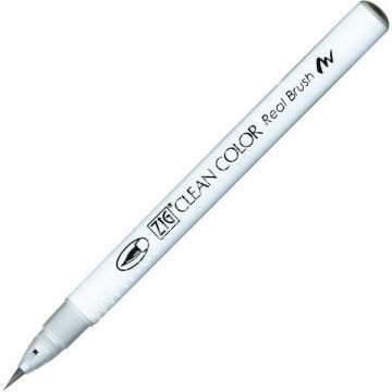 Zig Clean Color Real Brush Fırça Uçlu Marker Kalem 097 Pale Gray
