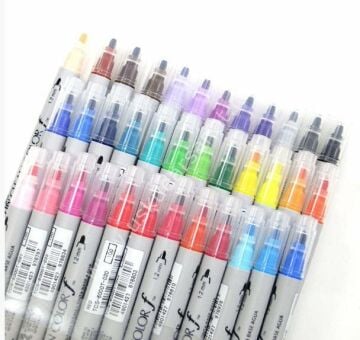 Zig Clean Color f Çift Uçlu Kalem 36 Renk Set