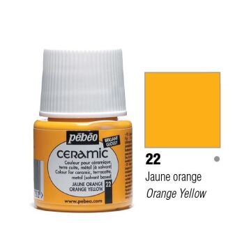 Pebeo Seramik Boyası Orange Yellow 022