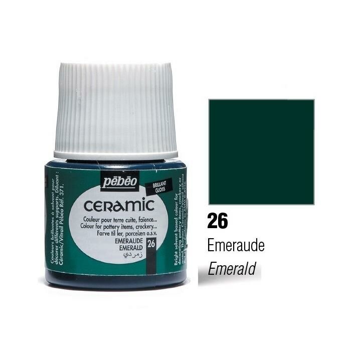 Pebeo Seramik Boyası Emerald Green  026