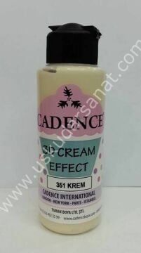 Cadence 3D Cream Effect Boya 120ml 351 Krem