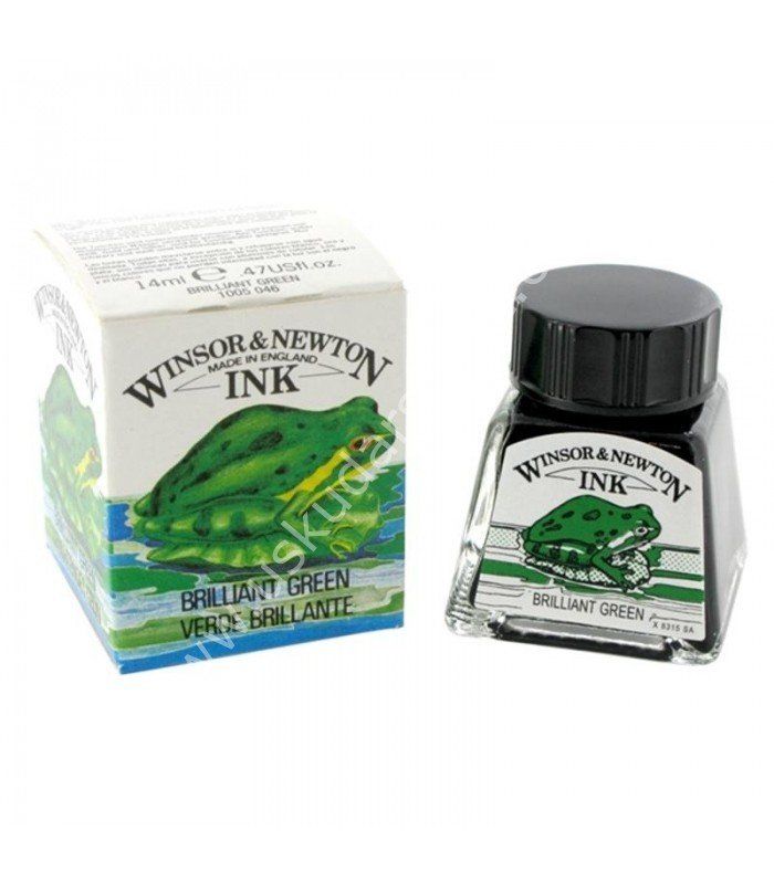 Winsor & Newton Çizim Mürekkebi 14ml 046 Brilland Green