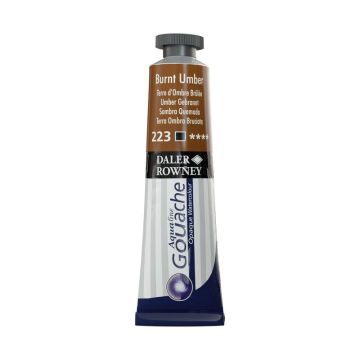 Daler Rowney Aquafine Guaj Boya Tüp 15ml Burnt Umber 223