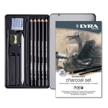 Lyra Charcoal Set (kömür) Füzen Teneke Kutu 2051112
