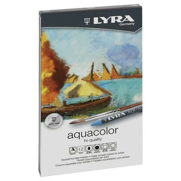 Lyra Aquacolor Sulandırılabilen Pastel 12 Renk