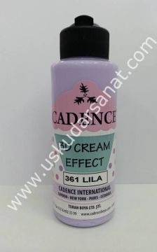 Cadence 3D Cream Effect Boya 250ml 361 Lila