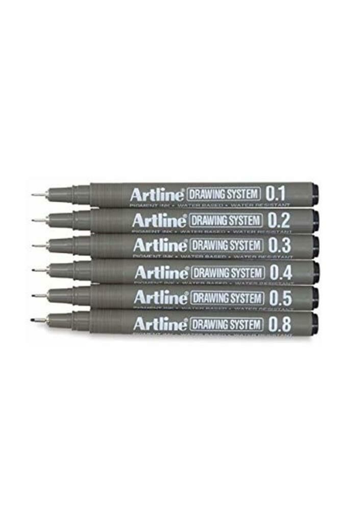 Artline Teknik Çizim Kalemi  6 lı Set