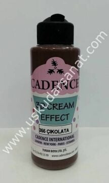 Cadence 3D Cream Effect Boya 250ml 355 Çikolata