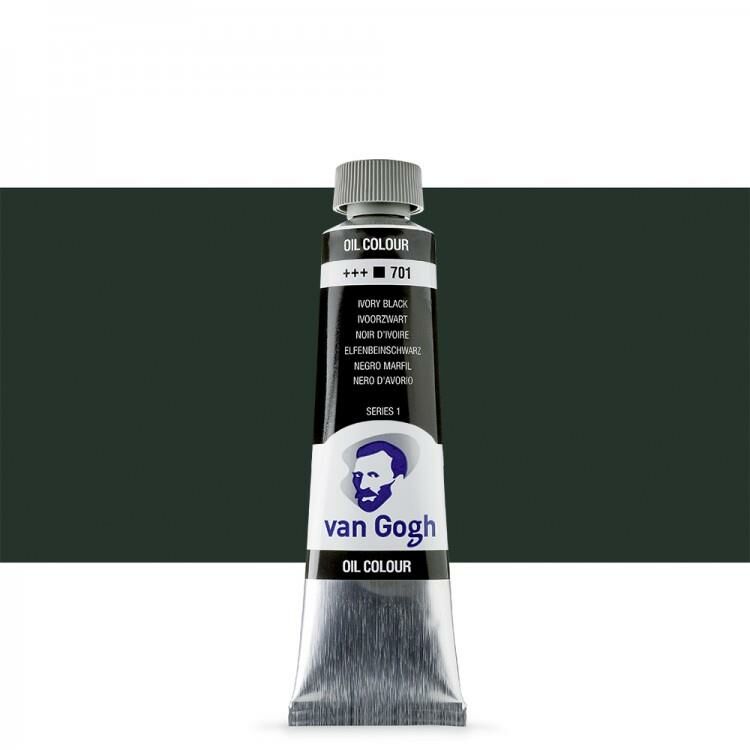 Talens Van Gogh Yağlı Boya 40ml Seri 1 701 Ivory Black