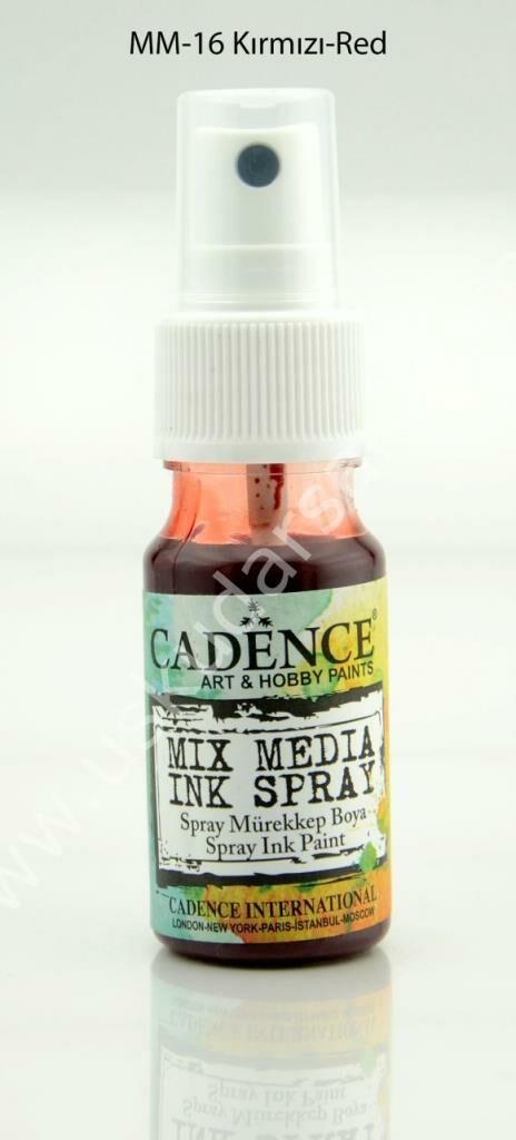 Cadence Mix Media Sprey Boya 25ml MM16 Kırmızı