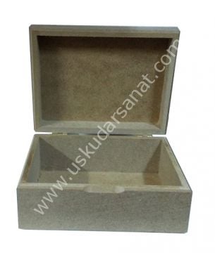 Mdf Ahşap Kutu 14x18x6cm Kapaklı