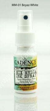 Cadence Mix Media Sprey Boya 25ml MM01 Beyaz