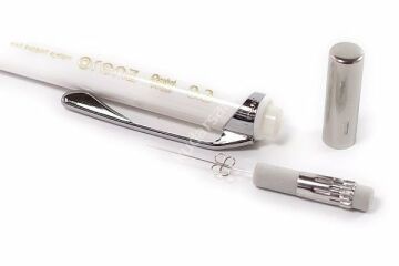 Pentel Orenz ekstra ince 0.2mm mekanik kurşun kalem Beyaz