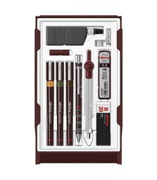 Rotring Rapido Isograf Set Pergelli (0.2-0.3-0.5)