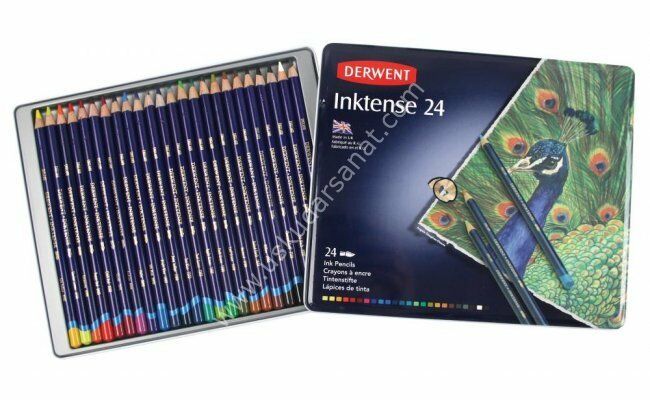 Derwent Inktense Mürekkep Bazlı Kalem 24lü Set