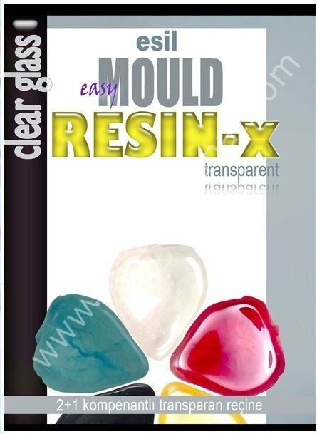 Easy Mould RESİN-X transparan reçine(Transparan Siyah)    150ml