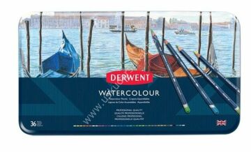 Derwent Watercolour- Suluboya Kalemi 36 Renk Teneke Kutu