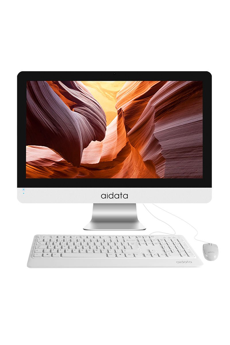 AIDATA 11400 8GB 256 GB SSD 23.6'' GÜMÜŞ Full HD All in One PC